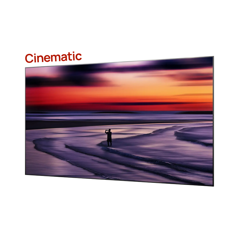 AWOL Vision Lenticular Cinematic ALR screen for fixed wall mounted home theater setup