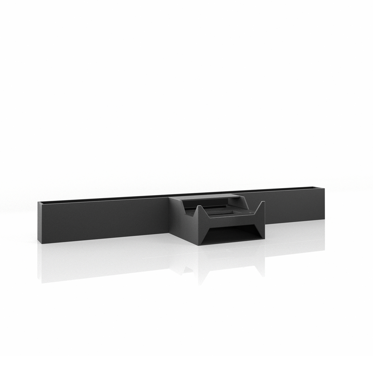 AWOL Vision UST RGB Station with projector tray cable management and ambient lighting
