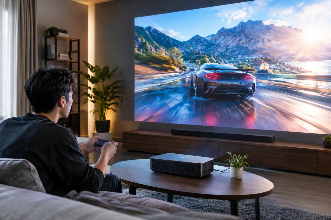 遊戲投影機低輸入延遲怎樣選 4K RGB 雷射大畫面實測重點與安裝關鍵一次看懂
