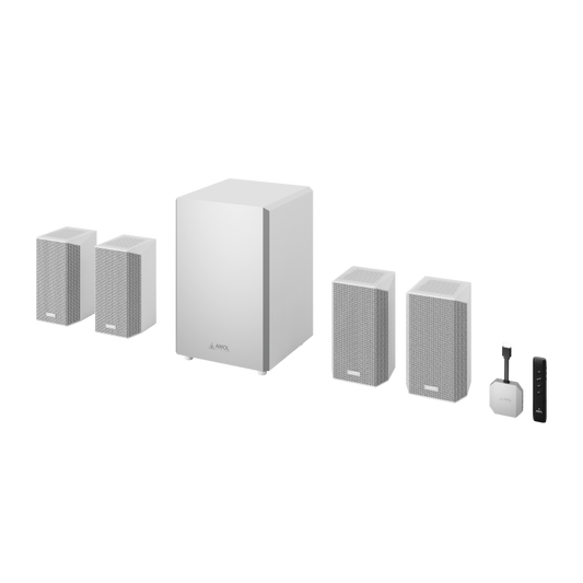 AWOL ThunderBeat wireless surround sound system for ultra short throw projector home theater