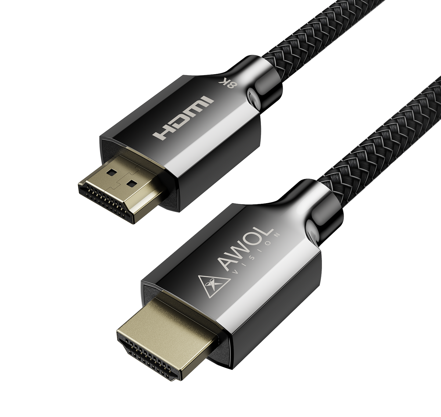 AWOL Vision 8K Ultra High Speed Certified HDMI cable for projector gaming and home theater