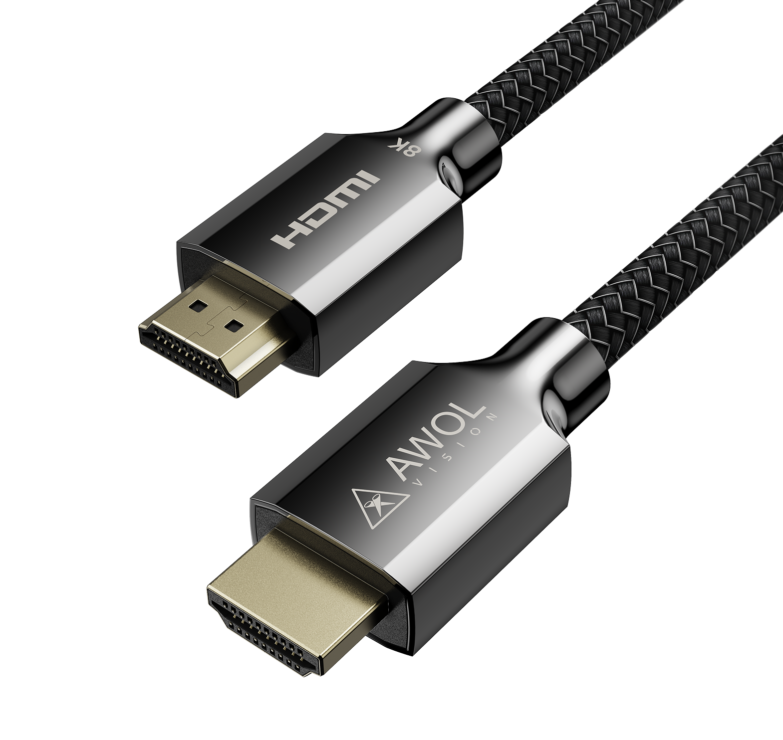 AWOL Vision 8K Ultra High Speed Certified HDMI cable for projector gaming and home theater