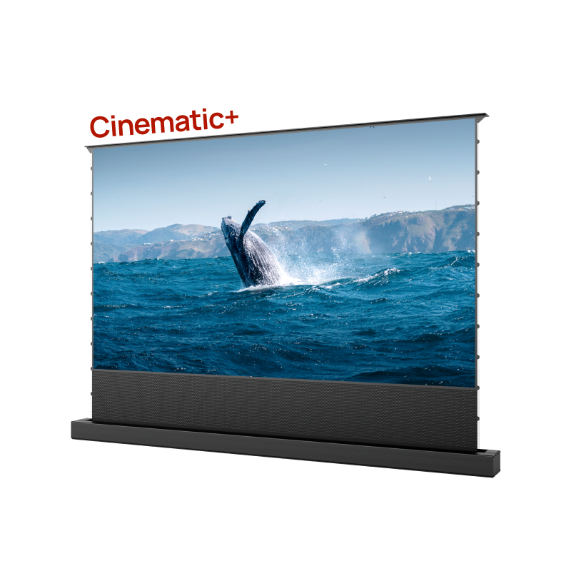 AWOL Vision 100吋電動地升抗光幕 product image for MR COLOR Hong Kong home cinema Shopify store