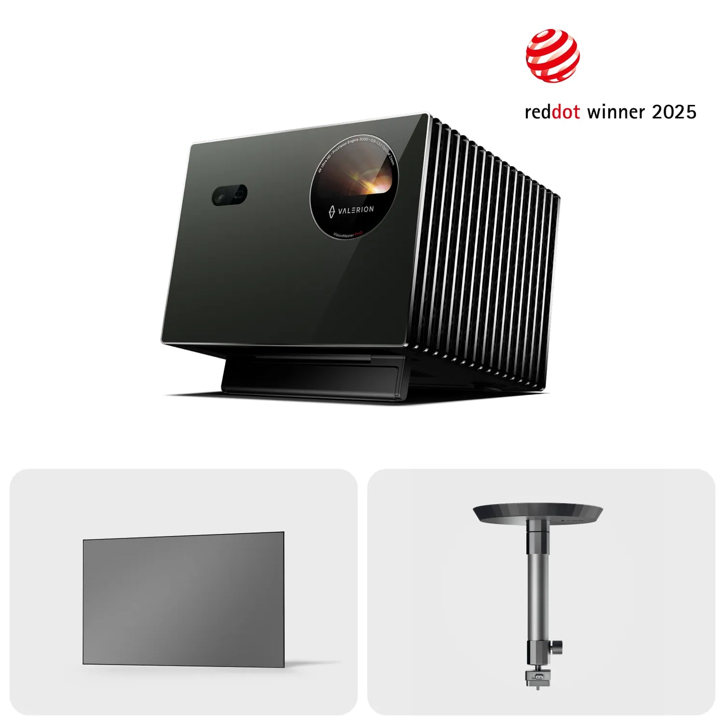 Valerion 非超短焦長焦抗光幕 100吋 product image for MR COLOR Hong Kong home cinema Shopify store